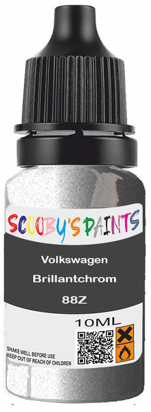 Alloy Wheel Rim Paint Repair Kit For Volkswagen Brillantchrom Silver-Grey
