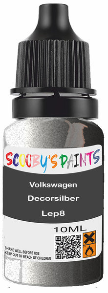 Alloy Wheel Rim Paint Repair Kit For Volkswagen Decorsilber Titanium Silver-Grey