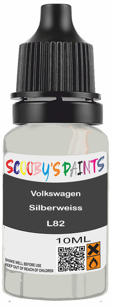 Alloy Wheel Rim Paint Repair Kit For Volkswagen Silberweiss Silver-Grey