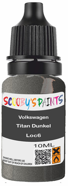 Alloy Wheel Rim Paint Repair Kit For Volkswagen Titan Dunkel Silver-Grey