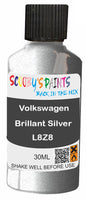 scratch and chip repair for damaged Wheels Volkswagen Brillant Silver