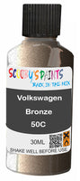 scratch and chip repair for damaged Wheels Volkswagen Bronze Gold