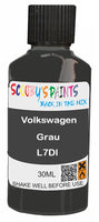 scratch and chip repair for damaged Wheels Volkswagen Grau Silver-Grey