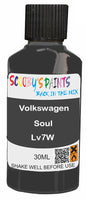 scratch and chip repair for damaged Wheels Volkswagen Soul Black