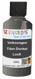 scratch and chip repair for damaged Wheels Volkswagen Titan Dunkel Silver-Grey
