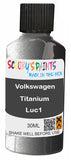 scratch and chip repair for damaged Wheels Volkswagen Titanium Silver-Grey