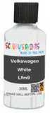 scratch and chip repair for damaged Wheels Volkswagen White