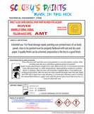 AMARILLO SENAL SIGNAL YELLOW 445CC OPEL Aerosol Spray Paint Code AMT Classic MG Model Metro Automotive Restorative Paint Vehicle Touch-Up MG AMT Paint Car Restoration DIY Auto Painting Classic Car Refinishing High-Quality Spray Paint Automotive Finish Vehicle Restoration Supplies Custom Car Paint Auto Body Paint Aerosol Can Automotive Refinishing Paint for Classic Cars