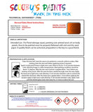 Instructions For Use Chevorlet Trax Orange Rock