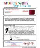 Instructions For Use Chevorlet Cruze Velvet Red