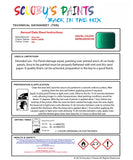 Instructions For Use Chevorlet Matiz Tropic Green