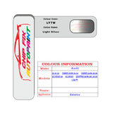 Paint Code Loacation Audi Light Silver