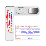 Paint Code Loacation Audi Tungsten Silver