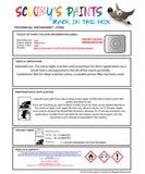 Instructions for use Audi White Silver Car Paint