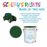 Wolseley 1500 GN25 Vintage Classic Car Paint for restoration Green Original Cellulose Paint used, Perfect Mix for BRITISH RACING GREEN GN25
