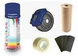 Brake Caliper Paint For Fiat Roundel Blue preparation Bare Metal Paint