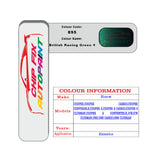 Paint Code Loacation Bmw British Racing Green 4