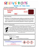 Wolseley CARMINE Spray or Brush Paint For Classic Wolseley Model 1500 Restore my Old Wolseley