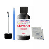Chevrolet Captiva Chaos Black Touch Up Paint Code D800 Scratcth Repair Paint
