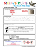 Instructions For Use Daewoo Lacetti Premeire Id Touch Up Paint