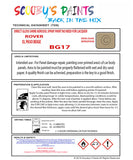 Wolseley EL PASO BEIGE Spray or Brush Paint For Classic Wolseley Model 1500 Restore my Old Wolseley