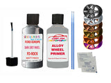 Alloy Wheel Repair Paint For Ford Europe Dark Grey Wheel MATT Finish Fd-Rock 2001-2023