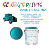 Ford Orion AMALFI BLUE Tin Can Automotive Paint - Suitable for Spraying or Brushing - Premium Finish for Your Vehicle