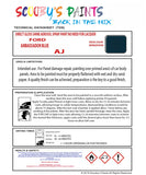 High-Quality Ford AMBASSADOR BLUE  Code: AJ Aerosol Spray Paint For Classic Transit Mark II - Restore your vintage ford with aerosol spray paint