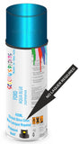 Ford aqua blue Direct Gloss No Lacquer Required Spray Paint