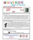 High-Quality Ford AQUA JADE  Code: 4X Aerosol Spray Paint For Classic Orion - Restore your vintage ford with aerosol spray paint