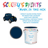 Ford Escort BALLIOL BLUE Tin Can Automotive Paint - Suitable for Spraying or Brushing - Premium Finish for Your Vehicle