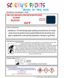 High-Quality Ford BALLIOL BLUE  Code: JUT Aerosol Spray Paint For Classic Granada - Restore your vintage ford with aerosol spray paint