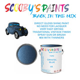 Ford Sierra CRYSTAL BLUE Tin Can Automotive Paint - Suitable for Spraying or Brushing - Premium Finish for Your Vehicle