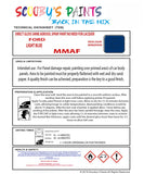 Ford Transit Mark IV Code: MMAF Ford Automotive Paint Tinned Automotive Paint Sprayable Auto Paint Brushable Car Paint Versatile Ford Paint