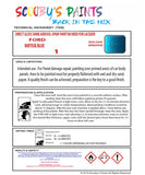 High-Quality Ford MATISSE BLUE  Code: 1 Aerosol Spray Paint For Classic Escort - Restore your vintage ford with aerosol spray paint