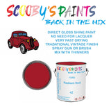 Ford Ka Radiant Red Tin Can Automotive Paint - Suitable for Spraying or Brushing - Premium Finish for Your Vehicle