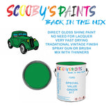 Ford Granada SPECIAL VALUE GREEN Tin Can Automotive Paint - Suitable for Spraying or Brushing - Premium Finish for Your Vehicle