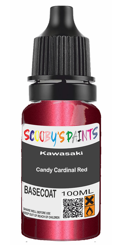 Motorbike Paint For Kawasaki Z400 Candy Cardinal Red Code 28 / L1