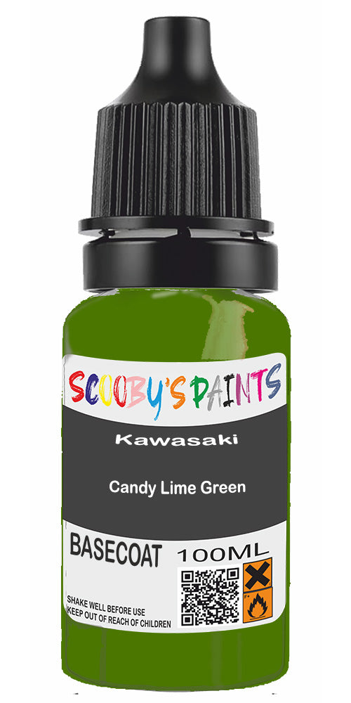Motorbike Paint For Kawasaki Z1000 Candy Lime Green Code 17P / 367