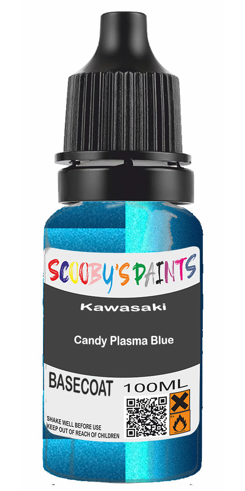 Motorbike Paint For Kawasaki Ninja Zx-14 Candy Plasma Blue Code