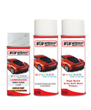 Lamborghini Urus Bianco Icarus Complete Aerosol Kit With Primer And Lacquer
