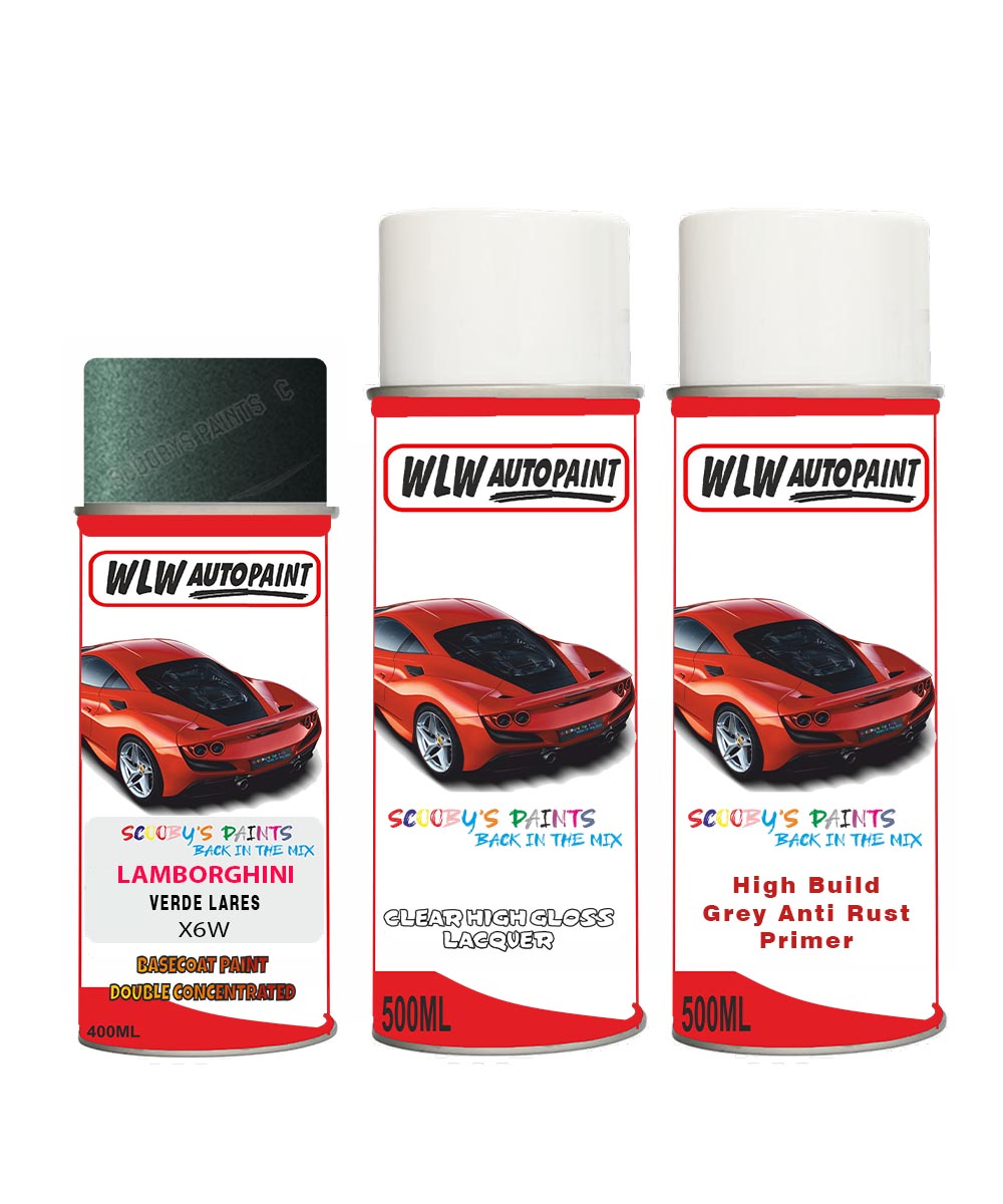 Aerosol Spray Paint for Lamborghini Urus Verde Lares Paint Code