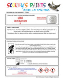 Instructions For Use Lexus RC F Series Touch Up Paint