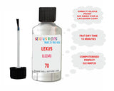 Lexus Lx Series Blizzard Paint Code 070