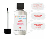 Lexus Is Series Diamond White Paint Code 051