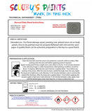 Aerosol Spray Paint For Lexus Is Series Millenium Silver Silver-Grey Paint Code 1C0