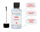 Lexus Hs Series Quartz White Paint Code 078