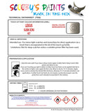 Instructions For Use Lexus LS Series Touch Up Paint