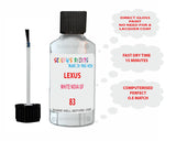 Lexus Lx Series White Nova Gf Paint Code 083