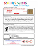 Wolseley LIME FLOWER Spray or Brush Paint For Classic Wolseley Model 1500 Restore my Old Wolseley